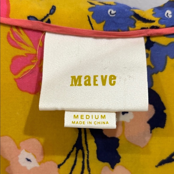 Floral Yellow Women's Top - Picture 3 of 6